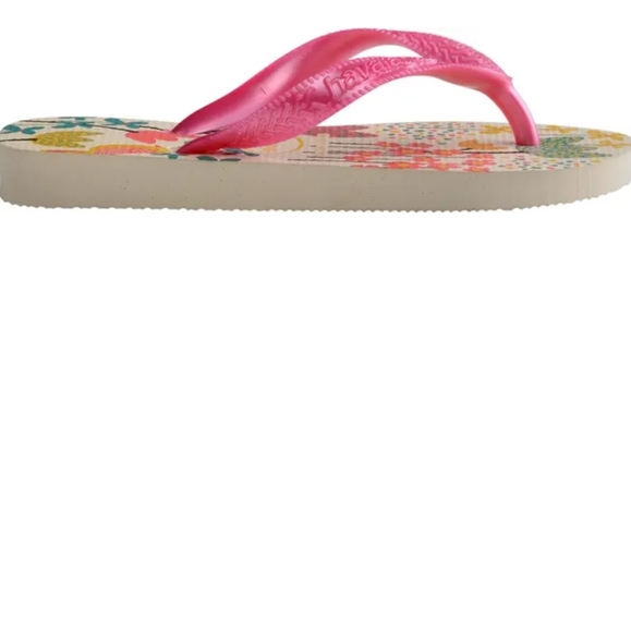 NWT Girl's Havaianas Flores Flip-flops - Picture 3 of 8